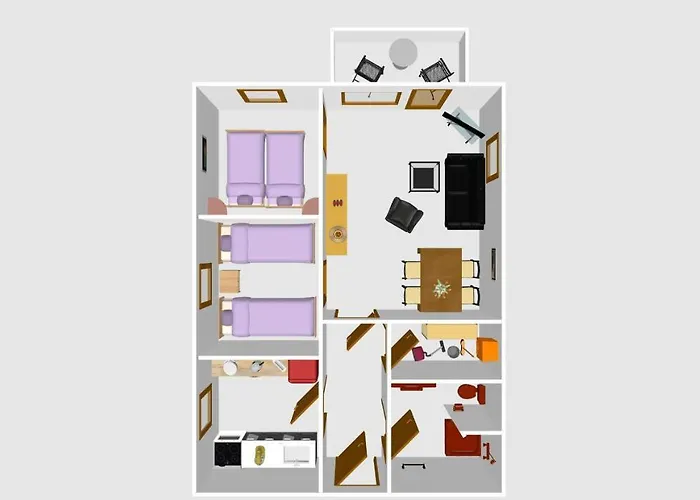 アパート Fritz-wischer-strasse-5-15 ザンクト・ペーター・オルディング